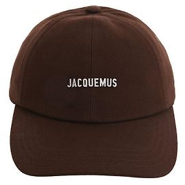 Jacquemus Metal Logo Baseball Cap Brown