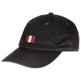 Bally Casquette brodée rayée Noir