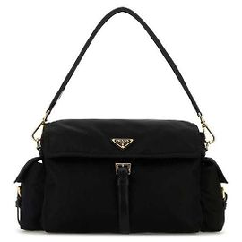 Prada Explore Large Re-Nylon Shoulder Bag Black