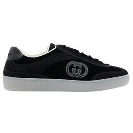 Gucci Sneaker aus Samt Schwarz