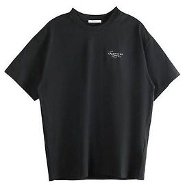 Givenchy Camiseta de algodón con estampado de logo Negro