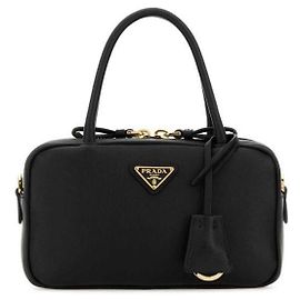 Prada Handtasche mit Tragegriff Schwarz
