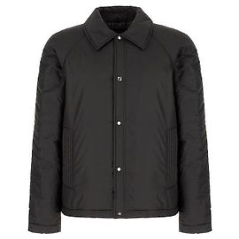 Fendi GIACCA BOMBER IN GABARDINE AVIR Nero