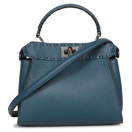 Fendi Borsa Mini Peekaboo ARBB Blu