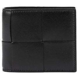 Bottega Veneta Intrecciato Wallet Black