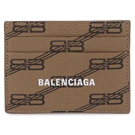 Balenciaga Monogram Cardholder Brown