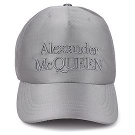 Alexander Mcqueen Logo Baseball Cap Brown