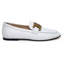 Tod's Lederloafer Weiß