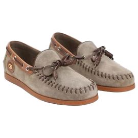 Valentino Scarpe da barca in pelle Crust BTL AMV Marrone
