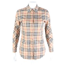 Camicia a Maniche Lunghe Burberry Marrone