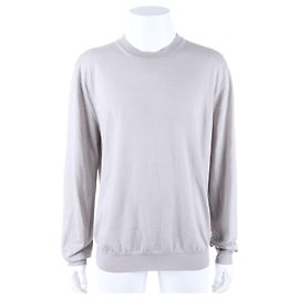 Berluti Langarmstrickpullover Braun