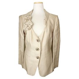 Giorgio Armani Flower Appliqué Jacket Multiple colors