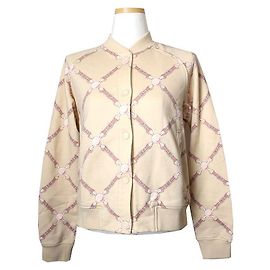 Hermès Beige Cotton Snap Button Jacket Brown