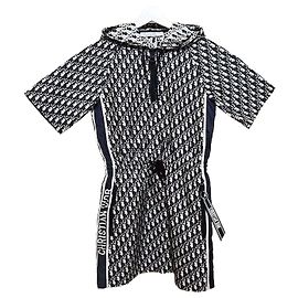Dior Robe à capuche Christian Oblique Trotter Multicolore