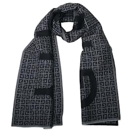 Givenchy Cachecol de lã e seda Preto
