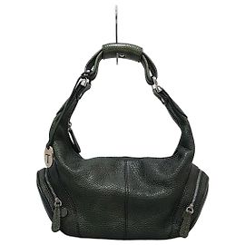 Tod's Sac cabas en cuir Vert