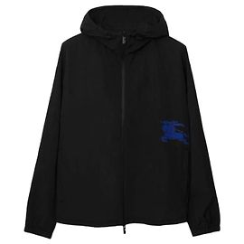 Burberry Giacca con cappuccio in nylon Nero