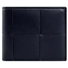 Bottega Veneta Maxi Intrecciato Geldbörse Schwarz