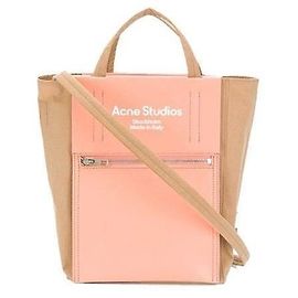 Borsa mini tote a tracolla Acne Logo AEV Marrone