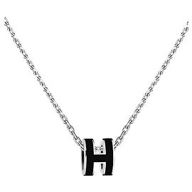 Hermès Collane Mini Pop Hach Palladio Nero Argento Nero