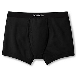 Tom Ford Boxer Logo Intimo Uomo Nero Nero