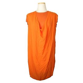 Lanvin Oranges ärmelloses Kleid und Oberteil Orange