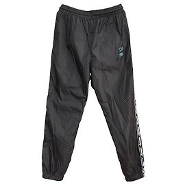 Off White Nylon Track Jogger Pants Black