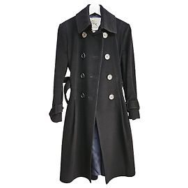 Burberry Wool Coat Black
