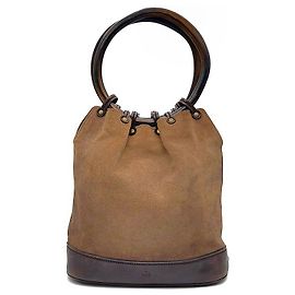 Gucci Sac cabas Suede Ring Marron