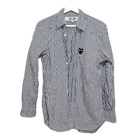 Comme Des Garcons Camisa de rayas Multicolor
