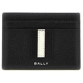 Bally Ribbon Card Case Black