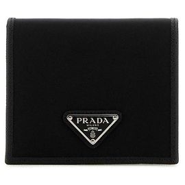 Prada Re-Nylon Wallet Black Black