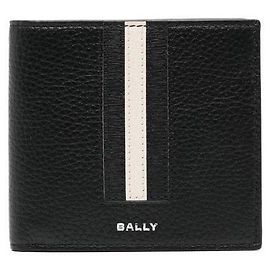 Bally Ribbon Bifold Wallet Black