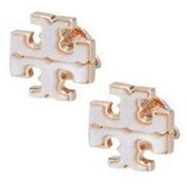 Tory Burch Ohrringe aus Perlmutt Weiß