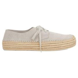 Loewe Sapatos de camurça e laffia com cadarço Marrom