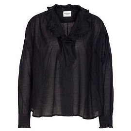 Isabel Marant Camicia con volant Nero