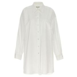 Maison Martin Margiela Hemdkleid Weiß