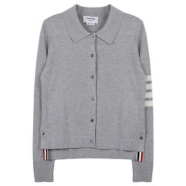 Thom Browne Camicia in cotone da donna Marrone