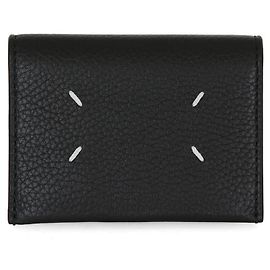 Maison Martin Margiela Logo Stitch Wallet Black
