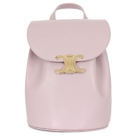 Céline Mochila Bonny em couro de bezerro liso Rosa