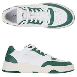 Céline Baskets Trainer Low Vert