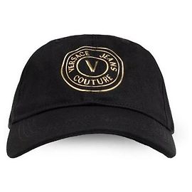 Versace Baseball Cap with Emblem Black