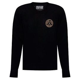 Versace Pull en mélange de cachemire Noir