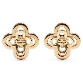 Tory Burch Orecchini a lobo a trifoglio sovrapposti D'oro