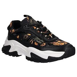 Versace Sneakers da escursionismo barocche in porcellana Nero
