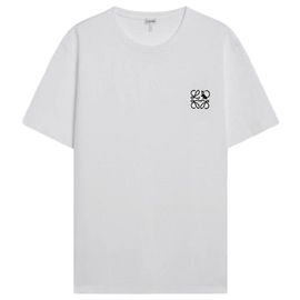 Loewe T-Shirt mit lockerer Passform Weiß