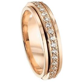 Piaget Possession Rose Gold Diamond Ring Pink