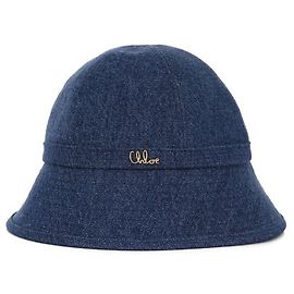 Chloé Iconic Denim Bucket Hat Blue