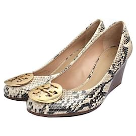Tory Burch Python Pattern Wedge Shoes Multiple colors