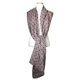 Bufanda de cachemira beige rosa Brunello Cucinelli Castaño